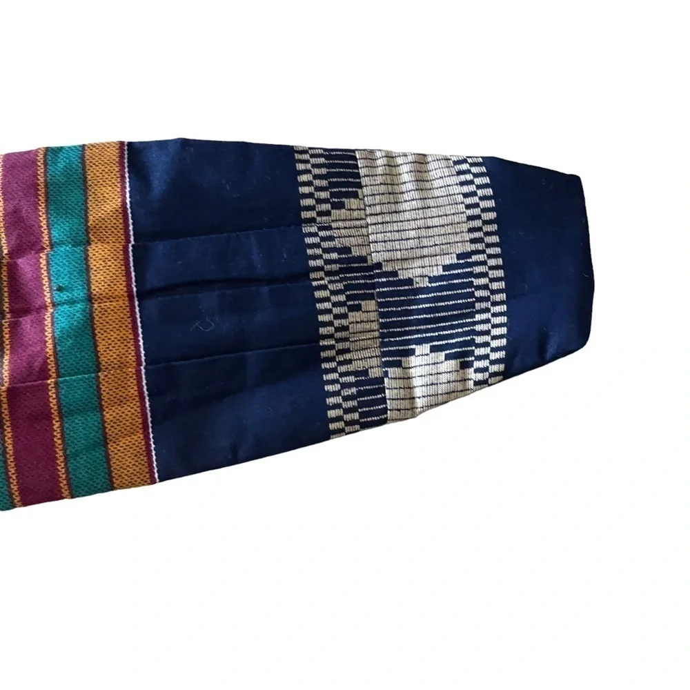 EMBROIDERED Fabric Adjustable Pleated Multicolor Cummerbund One Size Fits Most